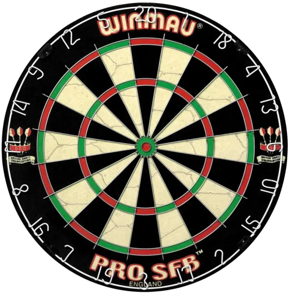 Winmau Pro SFB -tikkataulu
