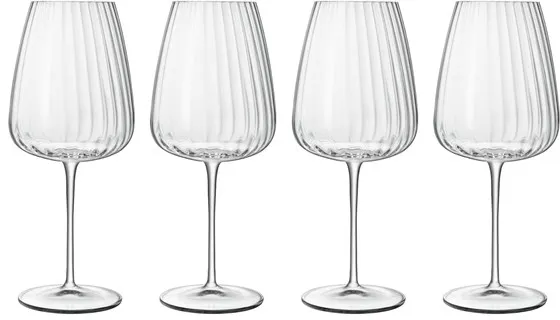 Luigi Bormioli Bordeaux Optica 70 cl punaviinilasi, 4 kpl.